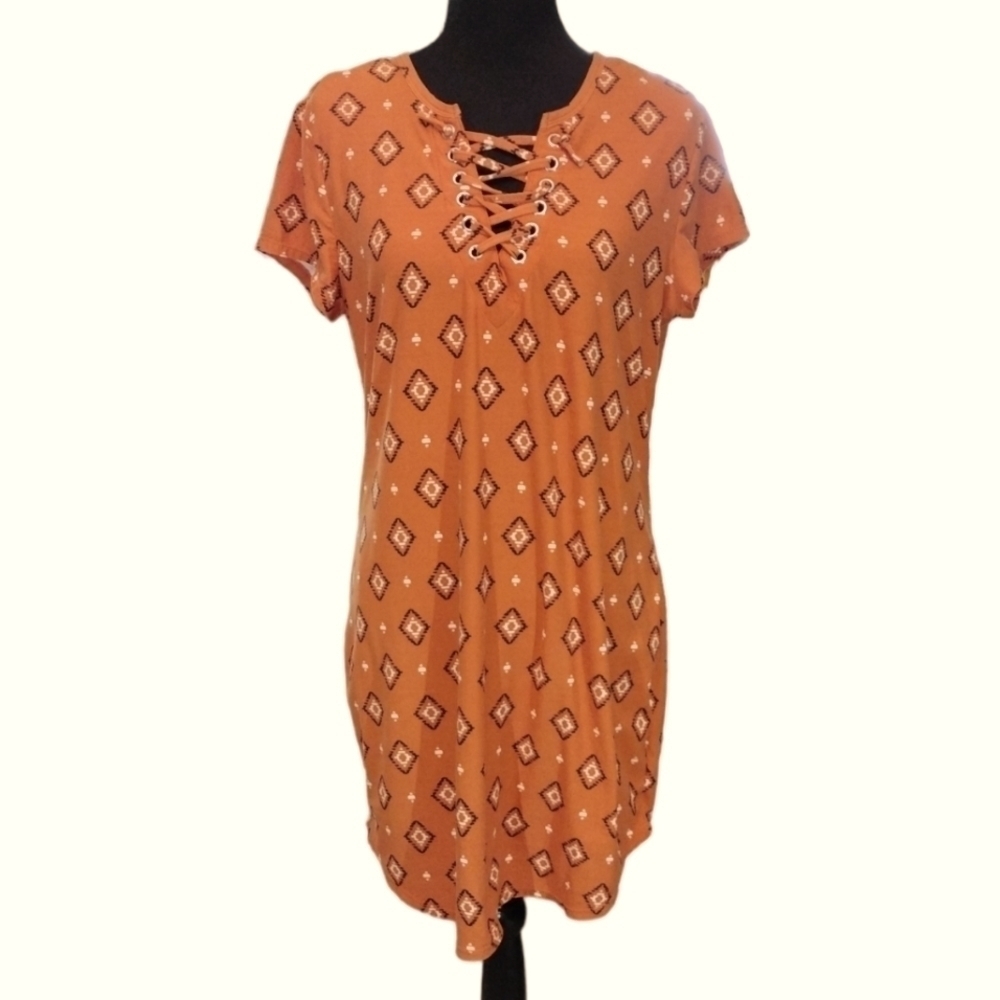 Nobo 1/4" Lace Up Dress